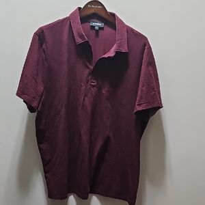 Express Men Polo Burgundy Shirt